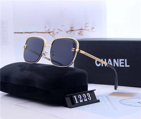 V6
Chanel Luxury brand
designer Fashion Sunglasses Wrap Sunglass Oval Frame Coating Mirror Lens Carbon Fiber Summer Style With