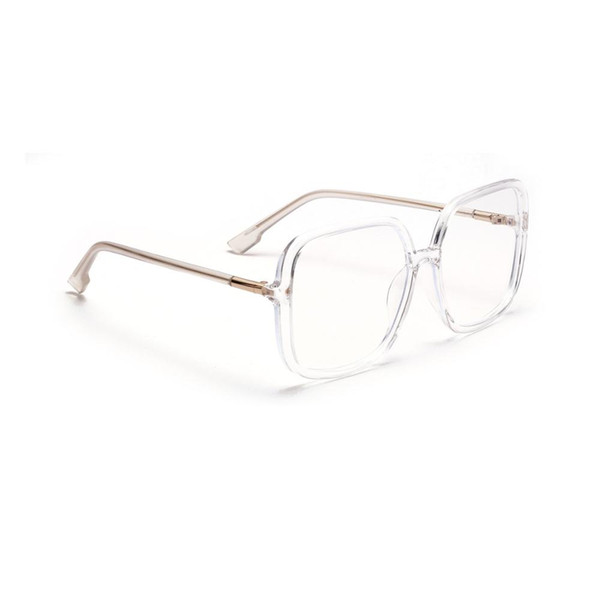 blue light glasses frame computer glasses spectacles Big Square transparent female women's eyeglasses frame 2019 Optical frames