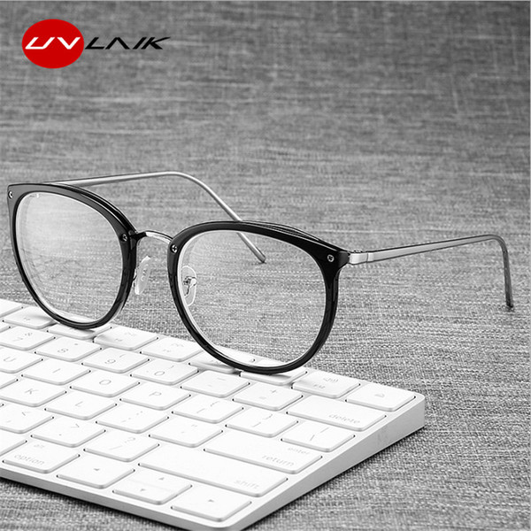 UVLAIK Finished Nearsight Spectacle Glasses Frame Clear Women Eyewear optical Frames Myopia Eyeglasses 1 -1.5 -2 -2.5 -3 -3.5 -4