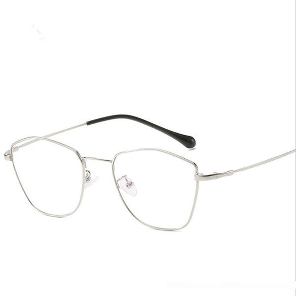 New Retro Full frame glasses Metal glasses Men and Women Myopia frame alloy Big box Optical Decorative 641