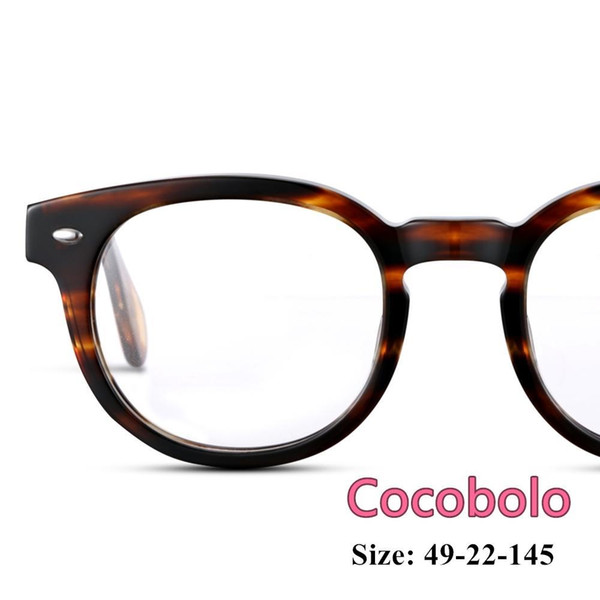 Vintage Quality Acetate eyeglasses frame retro round frame 5036 eyewear women men original box case prescription lens free ship