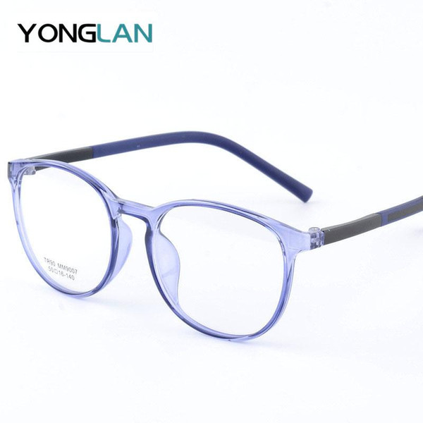 2019 TR90 Optical Glasses Frame Round Myopia glasses Clear Lens Gafas oculos de grau Prescription Eyewear