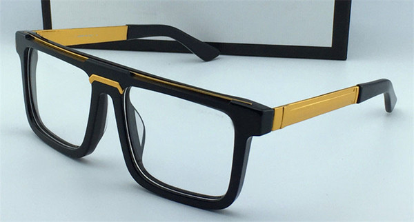 Classic vintage square frame men designer optical glasses 0078 selling popular simple retro style top quality transparent lens eyewear