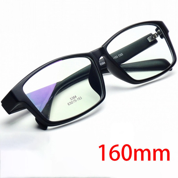 Vazrobe 160mm Oversized Glasses Frame Men Women TR90 Huge Eyeglasses Man Black Prescription Spectacles for Wide Fat Face