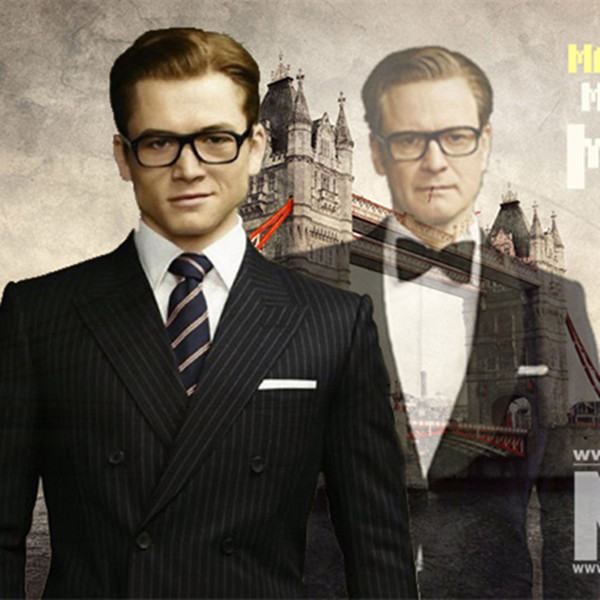 HOT Movie Kingsman glsses golden circle Eggsy Harry Hart Cosplay optical eyeglasses frame wome men brand design retro style