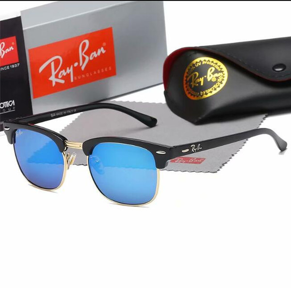 WITH BOX Men's sunglasses polarized sunglasses classic fashion driver driving the box boom 2019 new 8197