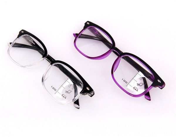 New Vintage Smart Progressive Multifocal Reading Glasses near and far Multifunction glasses Bifocal Eyewear +100 to +300 diopter