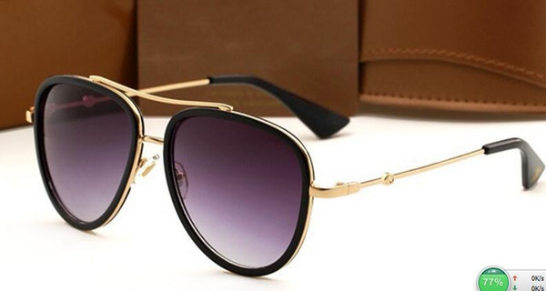 2018 Women Fashion Sunglasses Luxury Brand Designer Square Ladies Eyewear Retro Sun glasses Classic Pilot 4Sunglasses High Quality