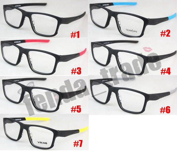 HOT SALE new brand Matter black color sports Myopia glasses frame TR90 frame men women outdoort sport Frame 7 colors