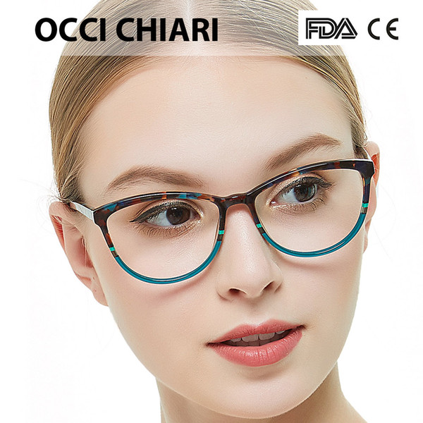 OCCI CHIARI Italy-design Glasses women Frame Eyewear Frame Spectacles Oculos Lunettes Gafas Demi Colour Gift W-CORSO