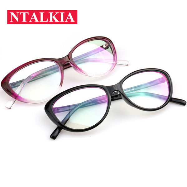 Fashion Cat Eye Glasses Women Reading Optics Eyeglasses Retro Computer Eyewear Frame For Woman Men Anti-fatigue Goggle Spectacle