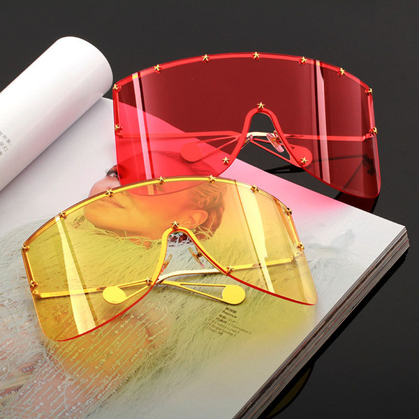 Cool Oversized Trendsetter Sunglasses Wind-Proof And Sand Proof Glasses Brand Derringer With Original Case Sunglasses For Square Frame