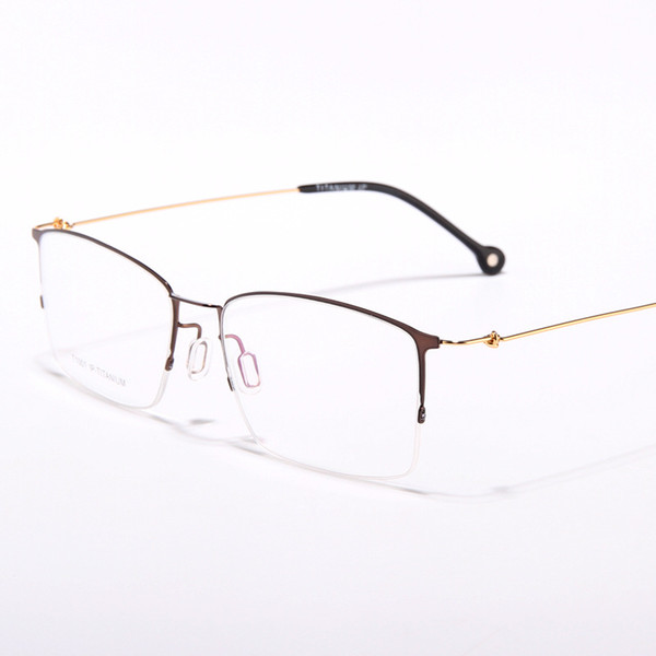 -140 New screwless eyewear eyeglasses frames titanium fashion super light thin Temple myopia men business women frame oculos