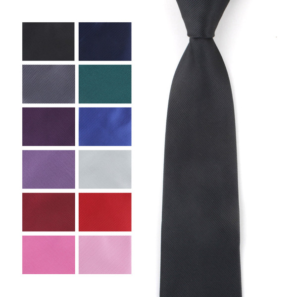 Mens Solid Polyester Textile Neckties Pure Color Neck Ties men's ties Back tie,green,Pink ties