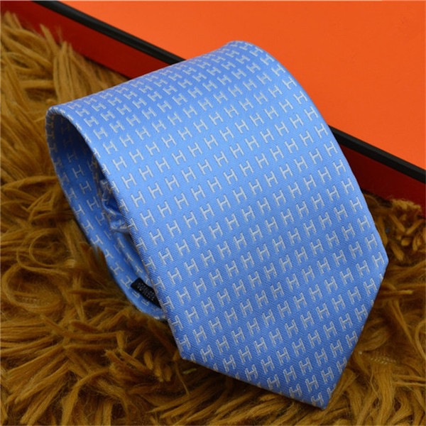 Men's high quality tie business suit professional luxury tie jacquard stripe designer tie