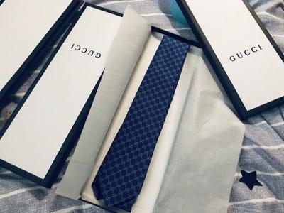 Luxury designer tie men's wear designer tie men's formal wear business silk brand tie 8cm gift box packaging