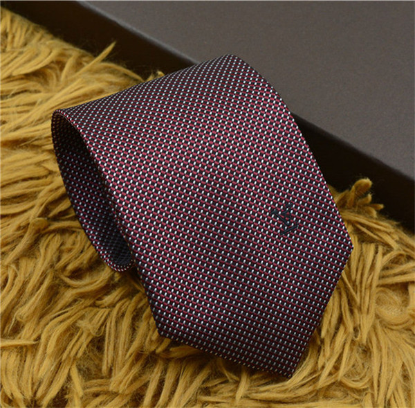 New luxury designer tie brand silk ties high quality tie casual business tie narrow edition original packaging box