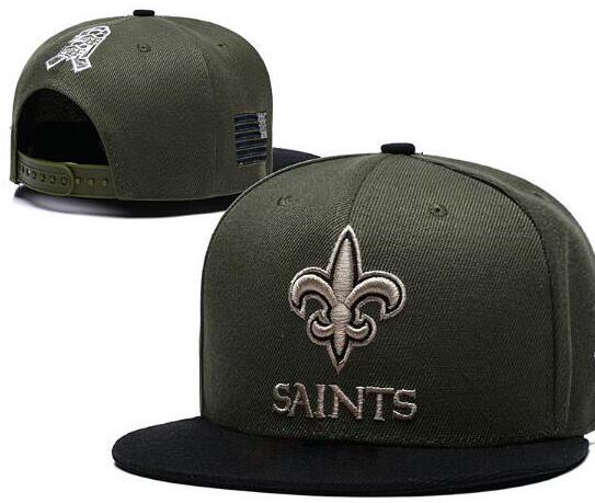 Salute To Service Cap Hip Hop Saints hat Flat Brim strapback men women Baseball Caps Snapback Solid Cotton European American hats