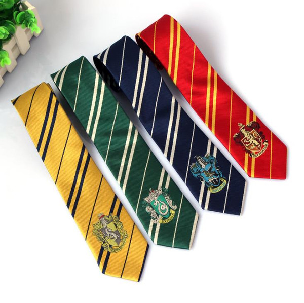 Hot sale Fashion New Tie Clothing Accessories Borboleta Necktie College Style Tie Harry Potter Gryffindor Series Ties