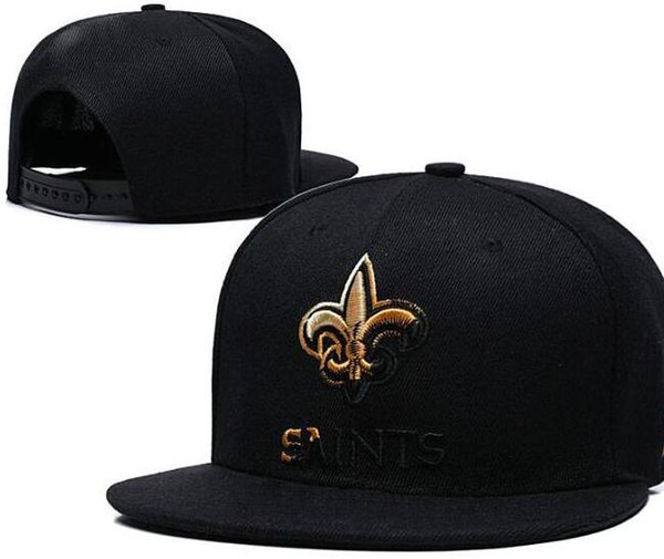 Free Shipping Cheap Saints snapback Hats Baseball Cap Flat-brim Hat Team Size Baseball Cap Classic Retro Fashion drop ship 00