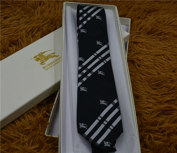 Luxury tie silk men's tie business casual high quality tie 7.5cm narrow original version gift box