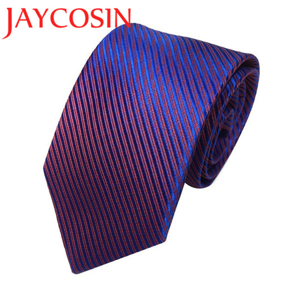 Tie Men Tied Male Silk Classic Slim Plain Mens Striped Neck Party Wedding Tie Jacquard Necktie Gravata Neckwear Accessory sp27a