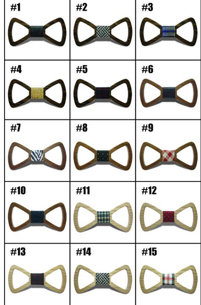 Wood Bow ties men Groom Marry Groomsmen Wedding Party Colorful Engraved Butterfly Cravats Mens wooden bow tie