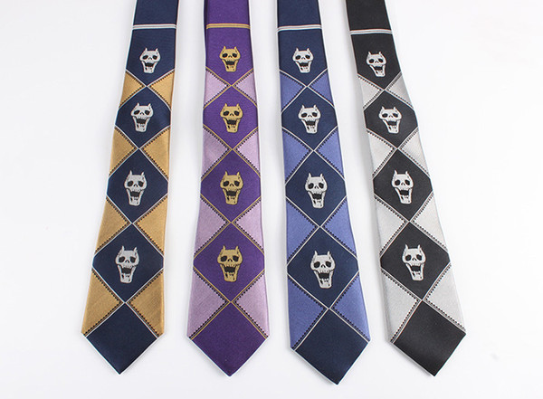 1PC JOJO JoJo's Bizarre Adventure KILLER QUEEN Heavens door Kira Yoshikage Tie D19011003