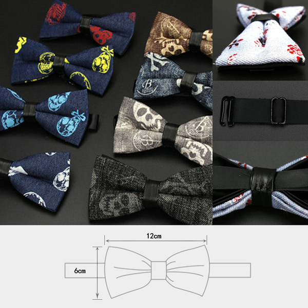 5PCS Men Bowtie Vintage Business Formal Tuxedo Bow Tie Wedding Anniversary Party Printed Neck Bowties Gentleman Leisure Neckwear Necktie