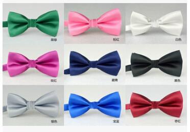 Mens business pocket solid towel bow ties suit wedding bridegroom party bow ties gifts 40 colors 50