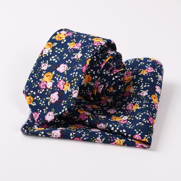 Printed cotton tie pocket towel trendy two piece set