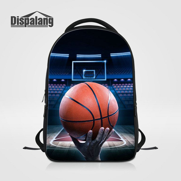 Men's Outdoor Bagpacks Large Capacity School Backpack For College Students 3D Printing Basketabll Football Soccer Bookbags Teens Laptop Bags