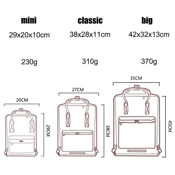 Swedish fox student waterproof backpack men and women fashion style design bag junior high school canvas backpack brand sports handbag