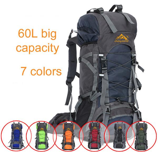 2017 hot sale backpack outdoor travel bag sports bag big capacity muti function waterproof camping hiking bag