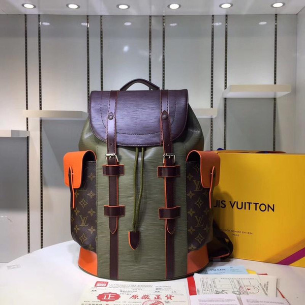 2019Top class men's and women's duplex bag high-end leather men's and women's outdoor travel duplex size M41793 41 * 47 * 13cm