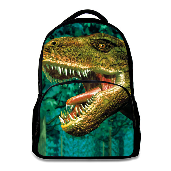 Backpack Men Women Multifunctional Fashion Cool Big Capacity Backpacks College Tide Bags Laptop Shoulder Bag 3D Dinosaur Design