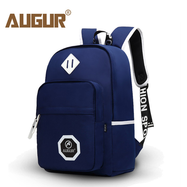 AUGUR 2017 Brand Design Mens Backpacks Oxford Bags Waterproof Travel Teenager School Bag 14inch Computer Packsack Wholesale