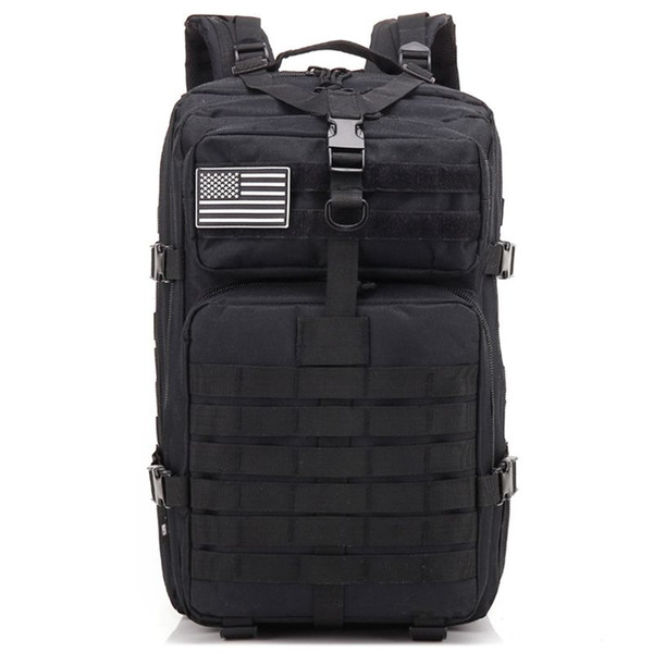 ICON 34L Tactical Assault Pack Backpack Army Molle Waterproof Bug Out Bag Small Rucksack for Outdoor Hiking Camping Hunting(bl