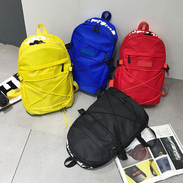 2019 Best Oxford Shoulder Backpack Superme Large-Capacity Fashion Luxury Travel Bag Hip-Hop 30*42*16CM Student Sport Backpack Outdoor Packs