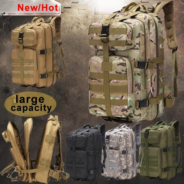 3P 800D Military Waterproof Breathable Tactical Outdoor Travel Hiking Camping Hiking Fishing Hunting Backpack