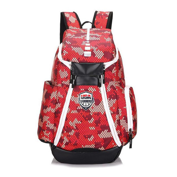 Hot recommended brand backpack designer backpack Europe and America basketball bag outdoor sports bag travel bag bookbag