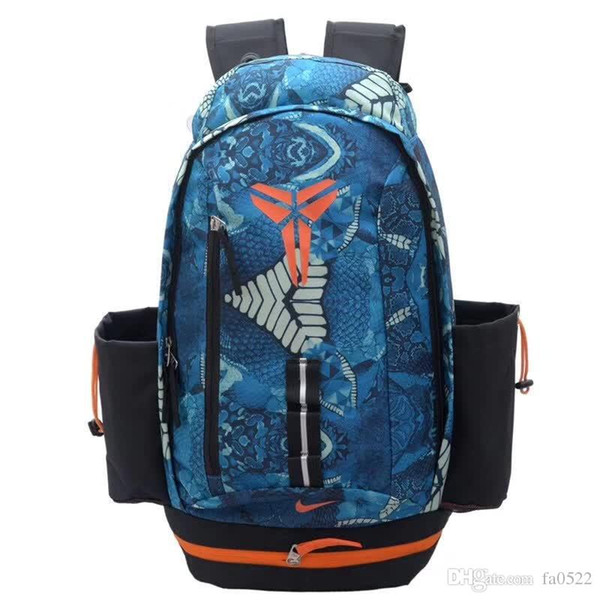 Wholesale-Real KOBE bags football soccer back pack outdoor sports bag soccer fans souvenir bag backpack sport bags for men