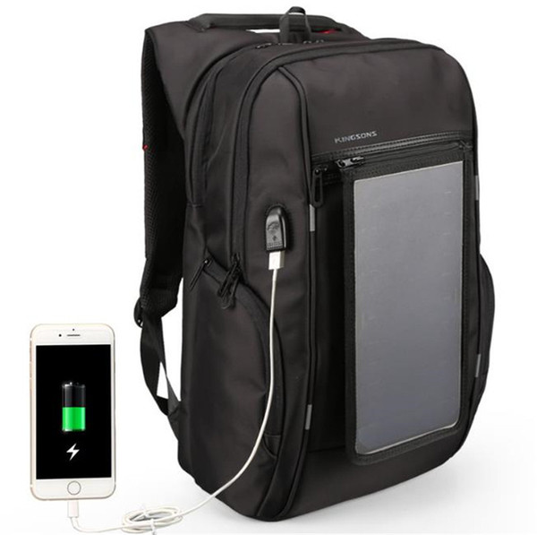 Dropshipping Outdoor Travel Solar Backpack Laptop Bag USB Charger Duffel Bag Business Designer backpack Solar Charger Bag