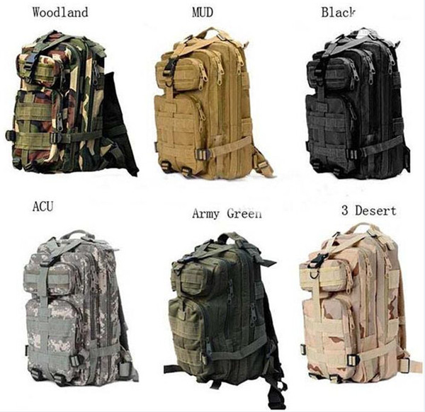 30L Outdoor Sport Military Tactical Backpack Molle Rucksacks Backpack Molle Rucksacks Camping 30pcs Free shipping (DY)