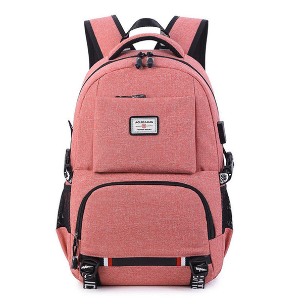 Backpack Women USB Charging Backpack Travel Large Capacity Laptop Bag School Bag