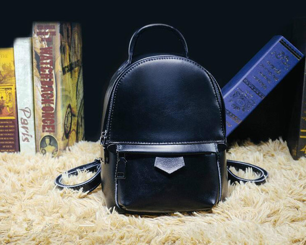 2019 PU fashion back women pack shoulder bag handbag presbyopic mini backpack messenger bag mobile phonen purse L112