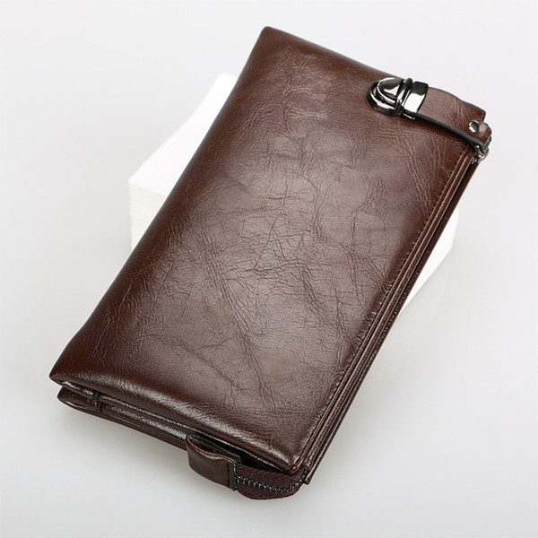 Men's business purse high-end PU men's card bag fashion European style leather bag