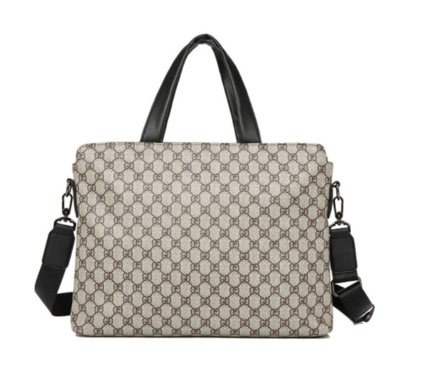 2020 Business Men Briefcase Leather Laptop Handbag Casual Man Bag For Lawyer Shoulder Bag Dandy Briefcase Slim Male Office Tote Messenger