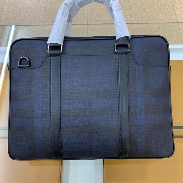 Fashion hot briefcase designer brand luxury Plaid material canvas top quality large capacity limited handbag free shipping NB:6657-1 +7