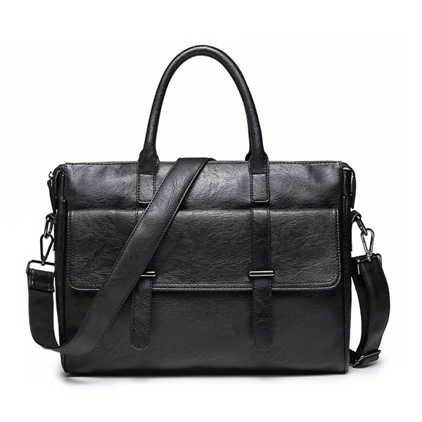 Mens Bags Handbags Genuine Leather Briefcase Laptop Messenger Bag Men Leather Sac A Main Crossbody Bags For Men Business Bag